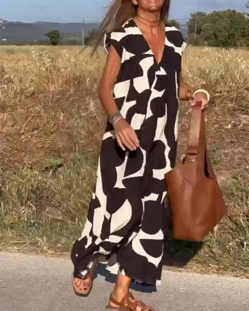 Babet - Vestido cruzado con cuello en V