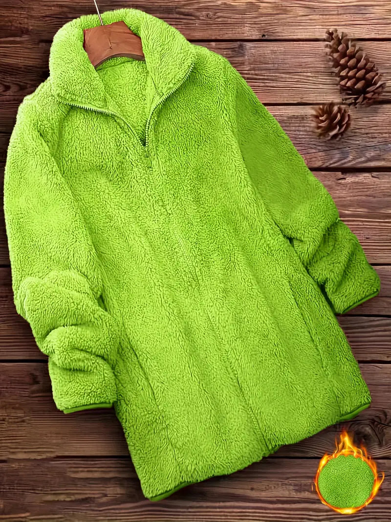 Aja – Chaqueta de peluche suave y acogedora