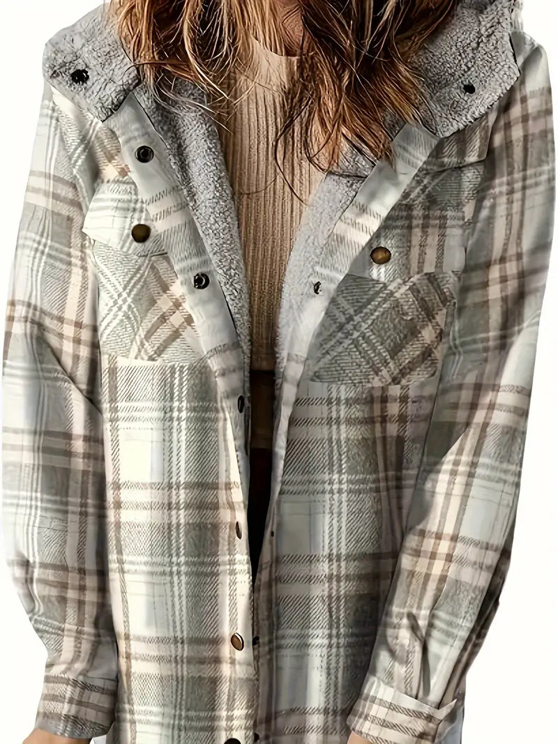 Adela - Chaqueta cálida con capucha y cremallera