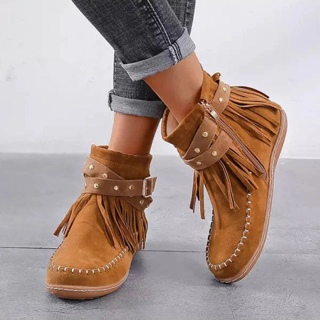 Jelaa – Stiefel cálido vintage con francés