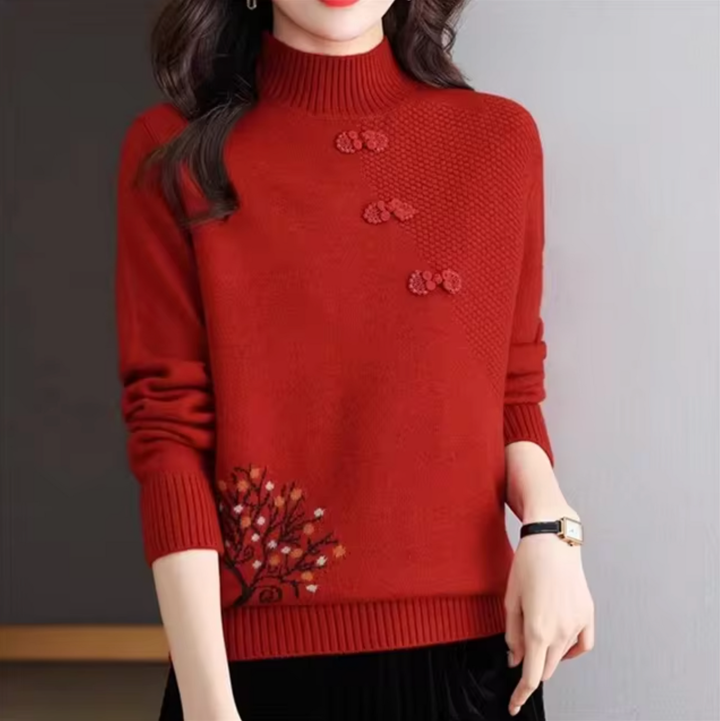 Athena – Jersey de punto con cuello alto