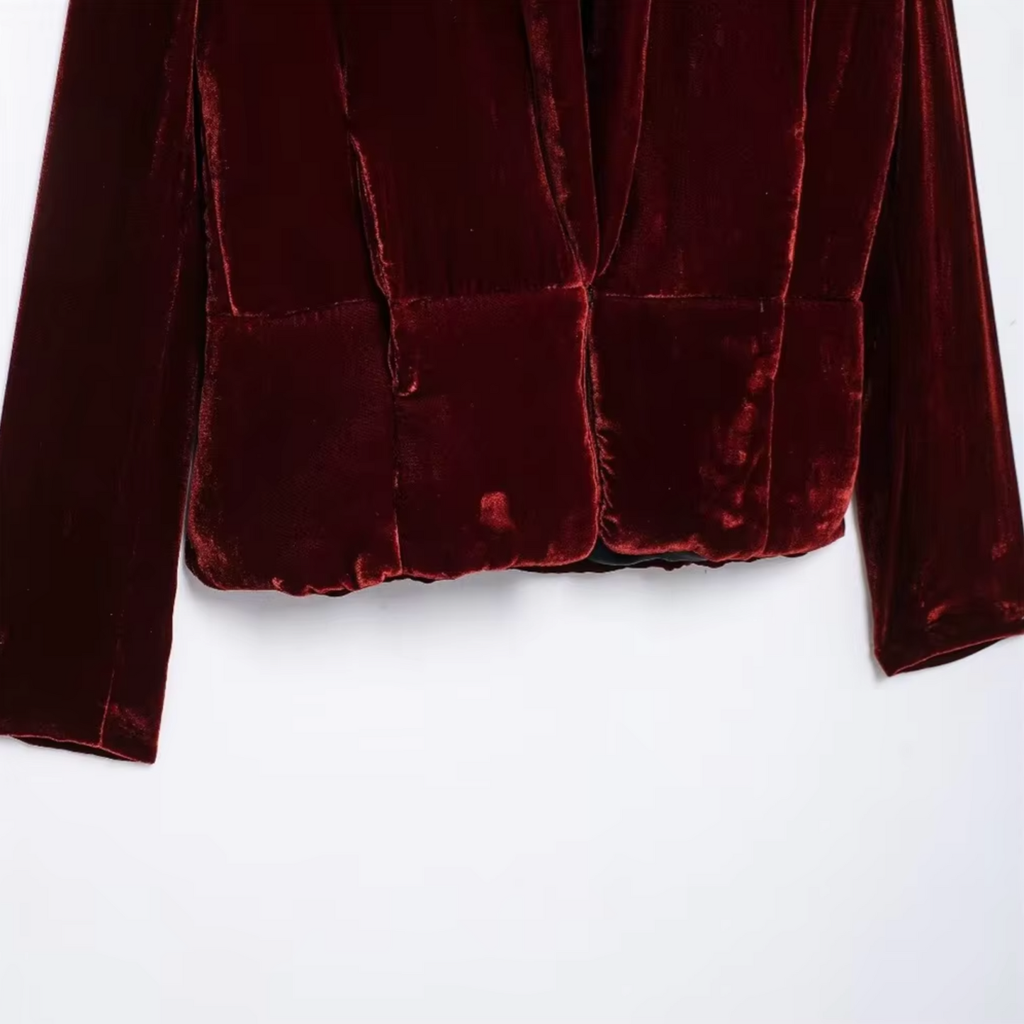 Anslie – Chaqueta forrada de terciopelo de algodón