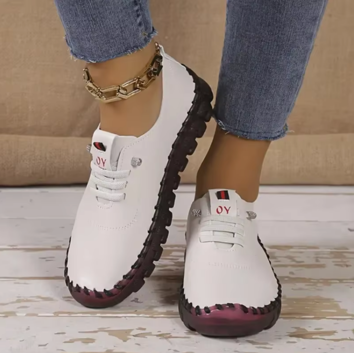 Caroline – Zapatillas con suela blanda