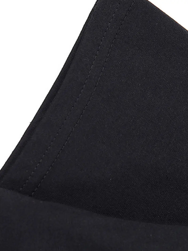 Tyra – Elegante camiseta de algodón negra