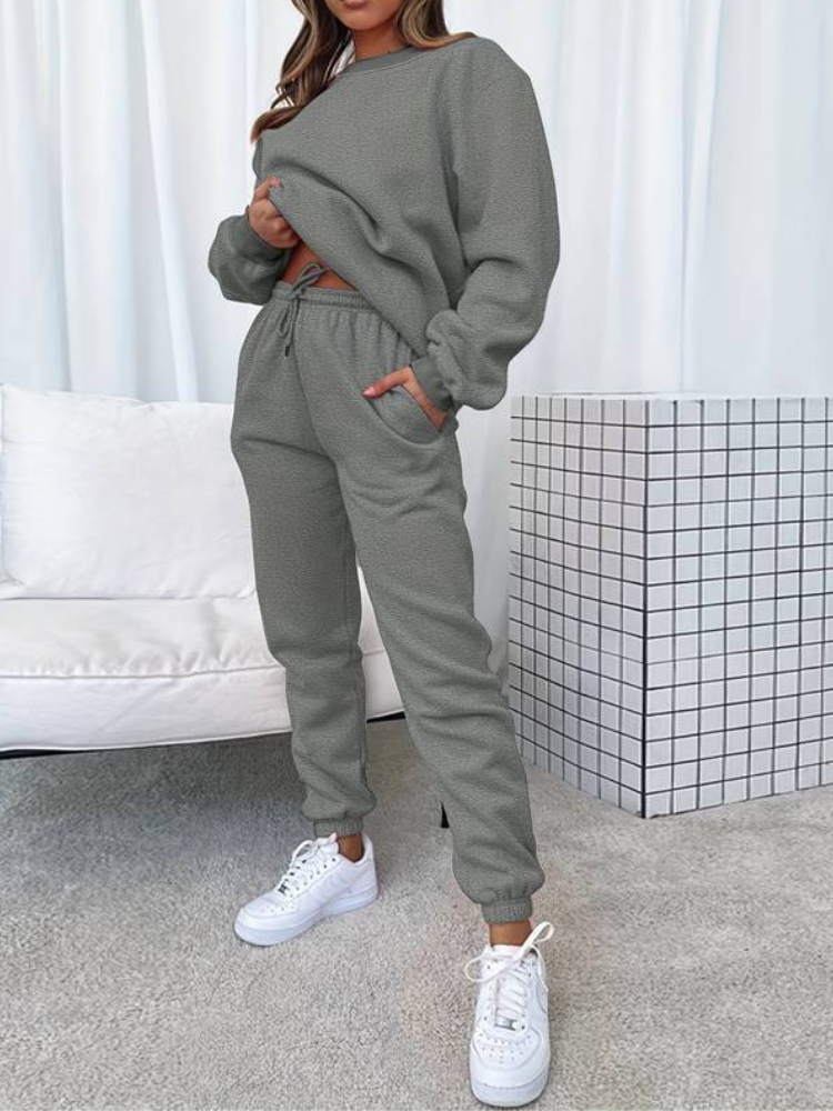Analyn - Casual elegante sudadera y pantalones jogger chándal