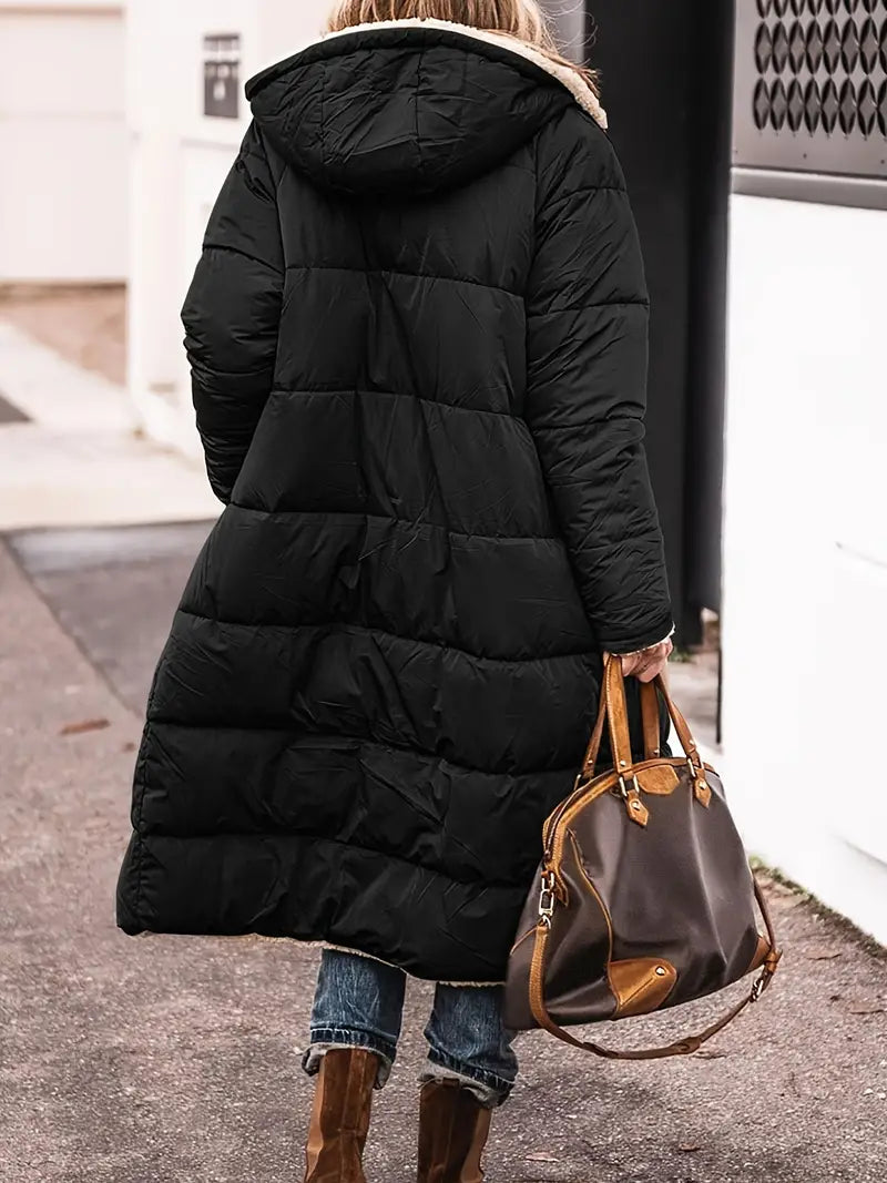 Gertrude – Cazadora acolchada polar reversible