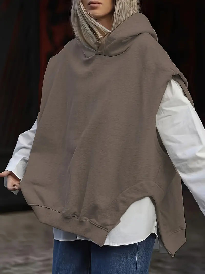 Ditta – Sudadera con capucha de algodón con estilo