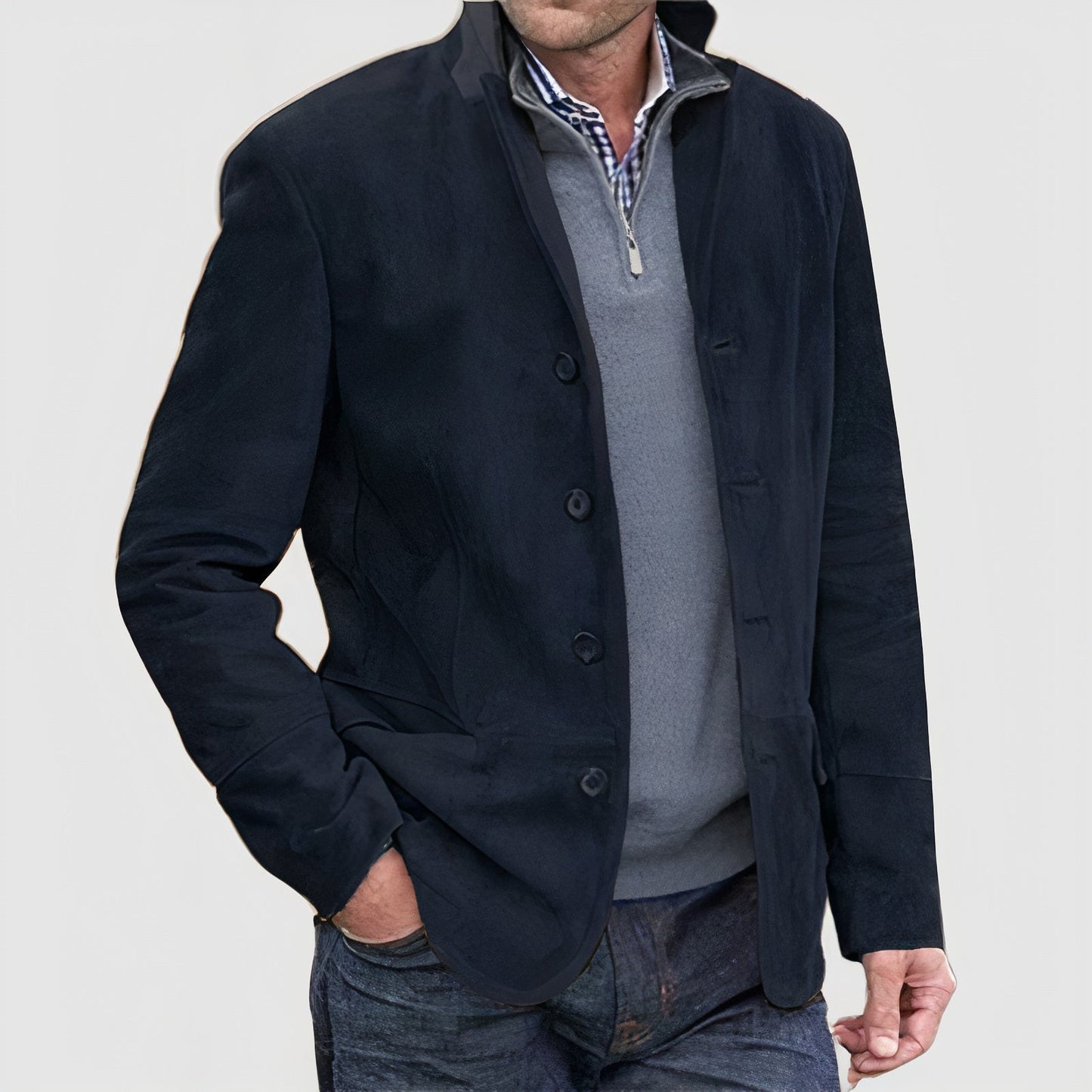 Theo - chaqueta de estilo vintage para hombre