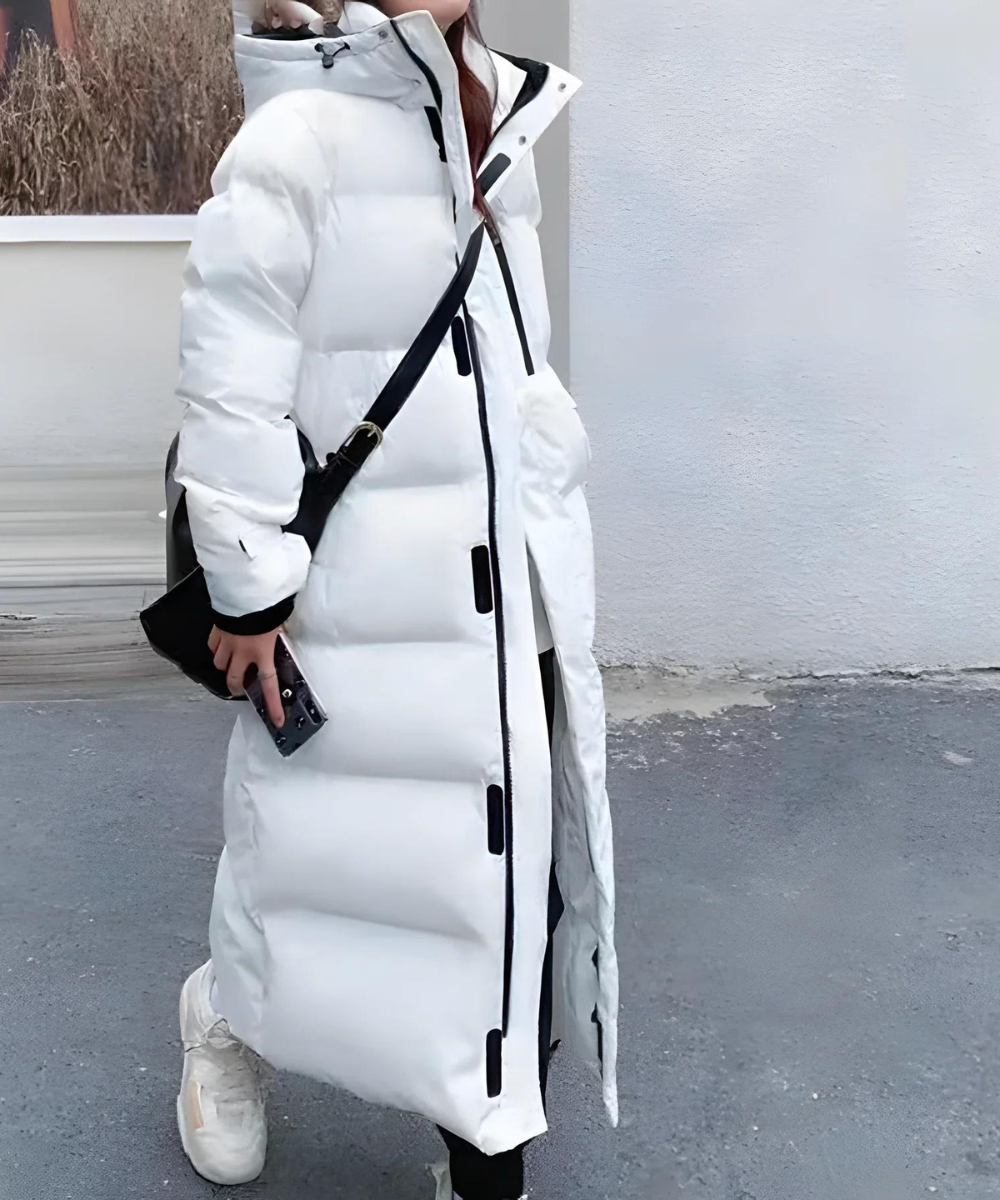 Fleur - Chaqueta larga impermeable y cortavientos