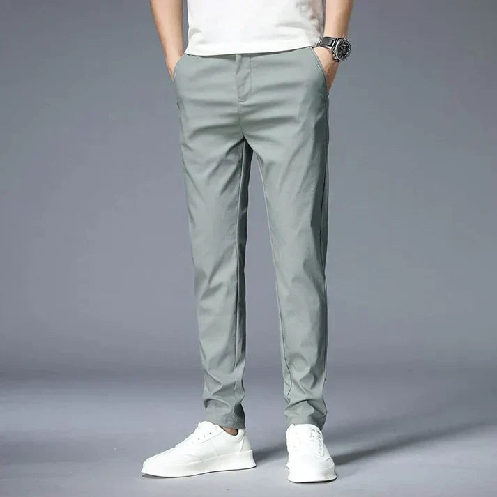 Jovan - Pantalón casual slim-fit de pierna recta