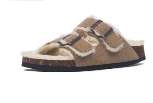 Macey - Sandalias hebilla con pelo