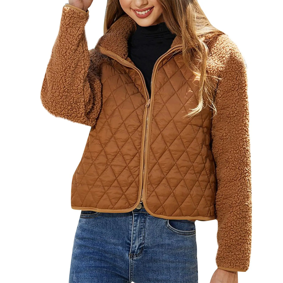 Noemie - Chaqueta bomber cálida y moderna con cremallera