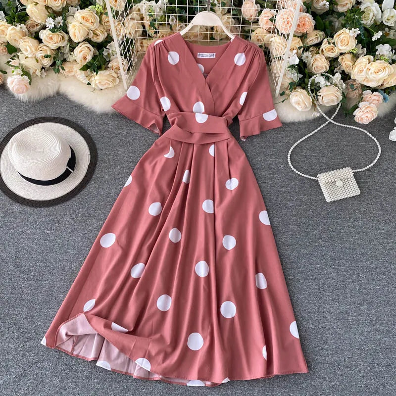 Ximena - Vestido de lunares