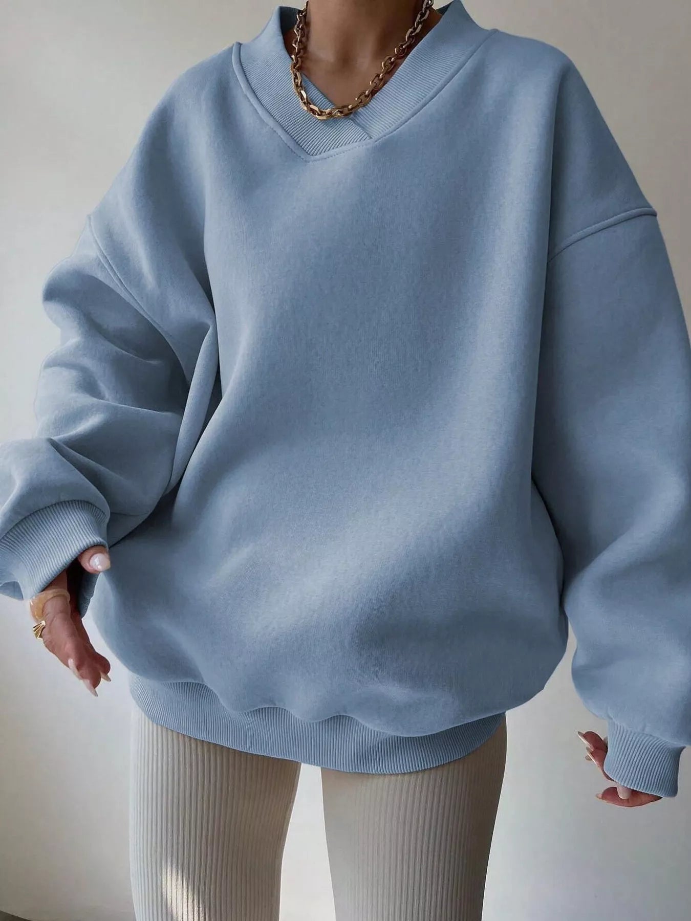 Pauleen - Jersey oversize de manga larga