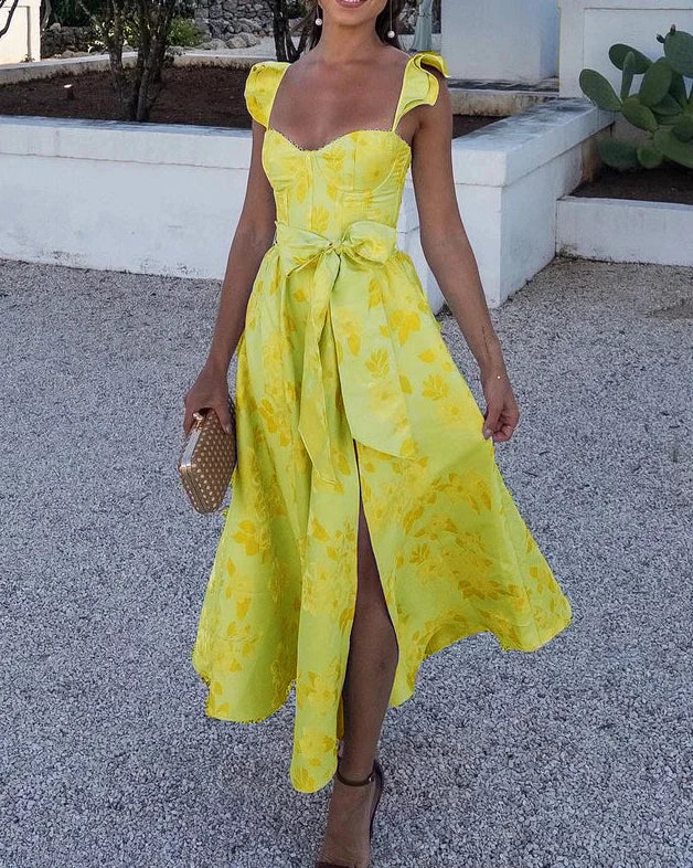 Ana - Vestido con Lazo Elegante
