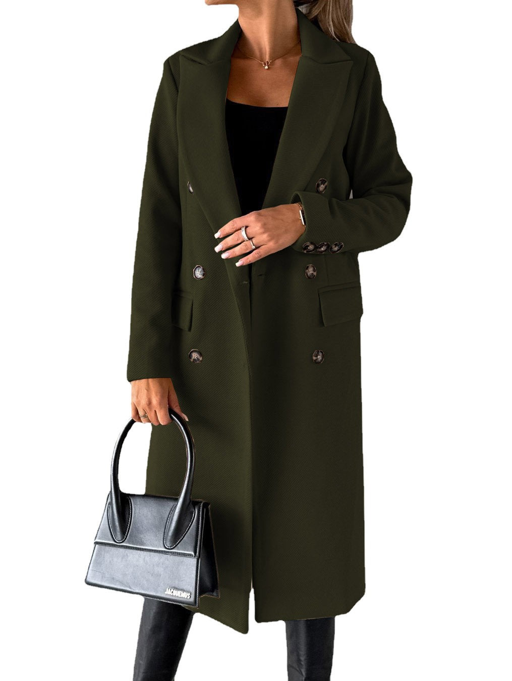 Felisa - Elegante gabardina larga y cálida