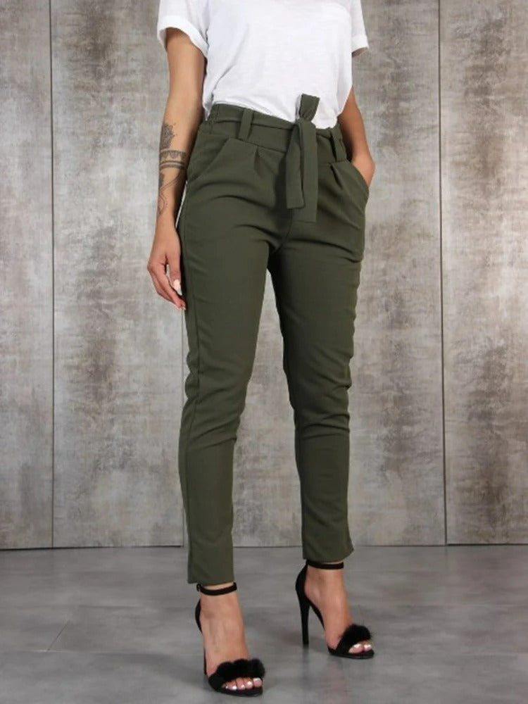Antonia - Elegantes pantalones de cintura alta