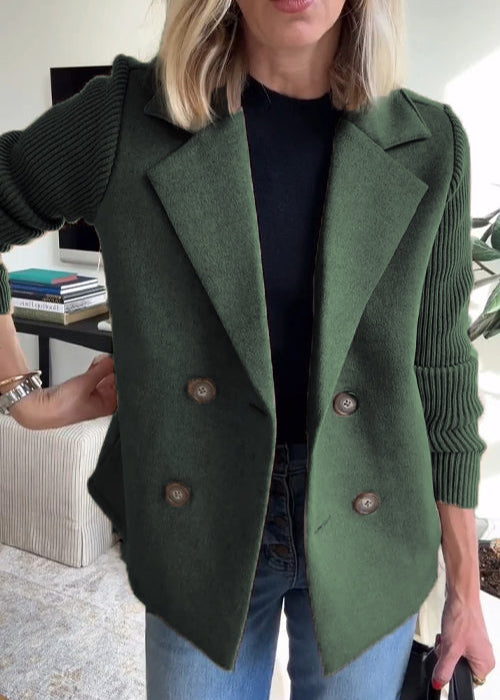 Jannine - Abrigo tipo blazer informal, elegante y versátil