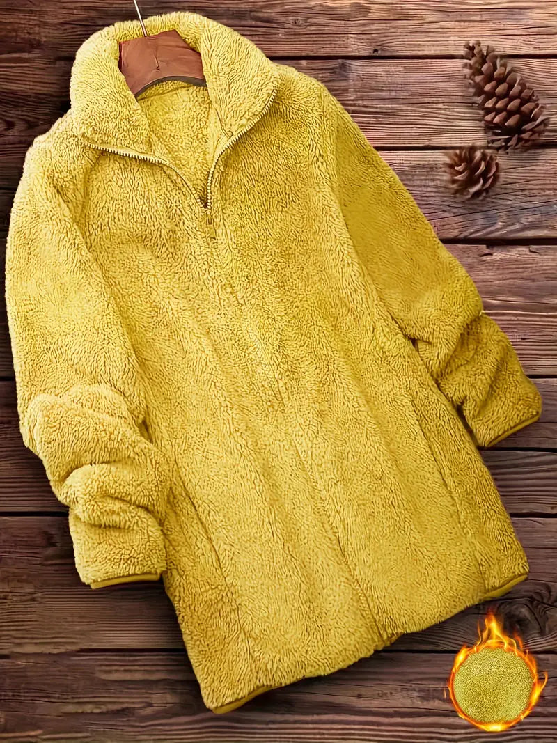 Aja – Chaqueta de peluche suave y acogedora