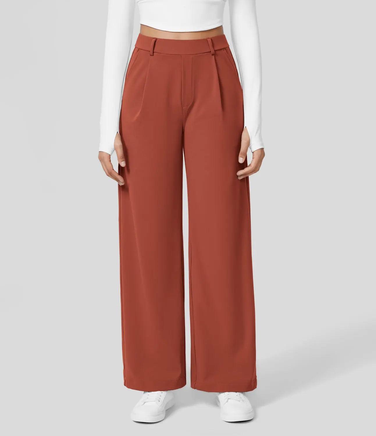 Natalya - Elegante pantalón casual de pierna recta