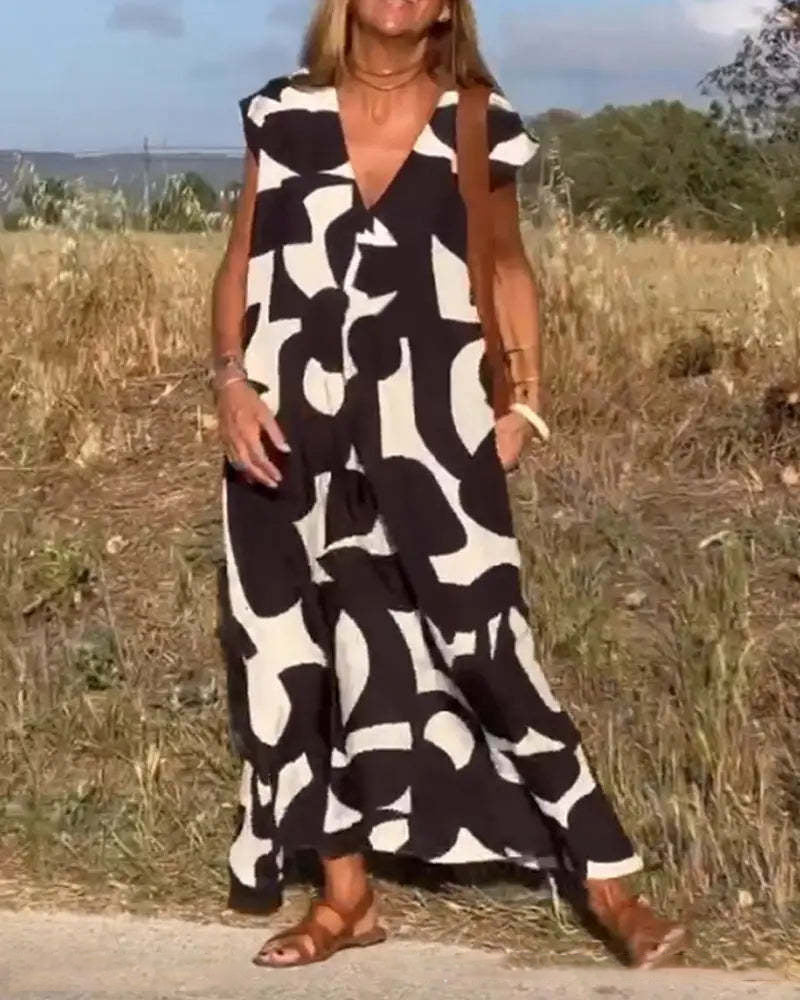 Babet - Vestido cruzado con cuello en V