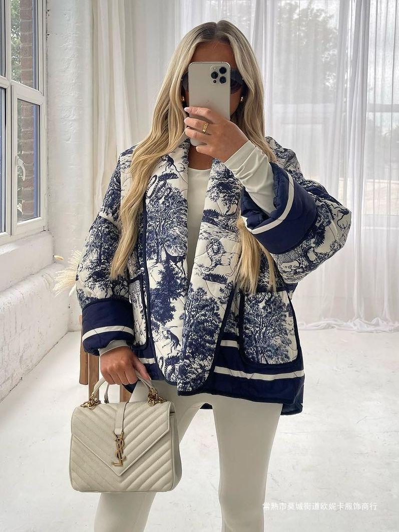 Bambi - Chaqueta acolchada estampada