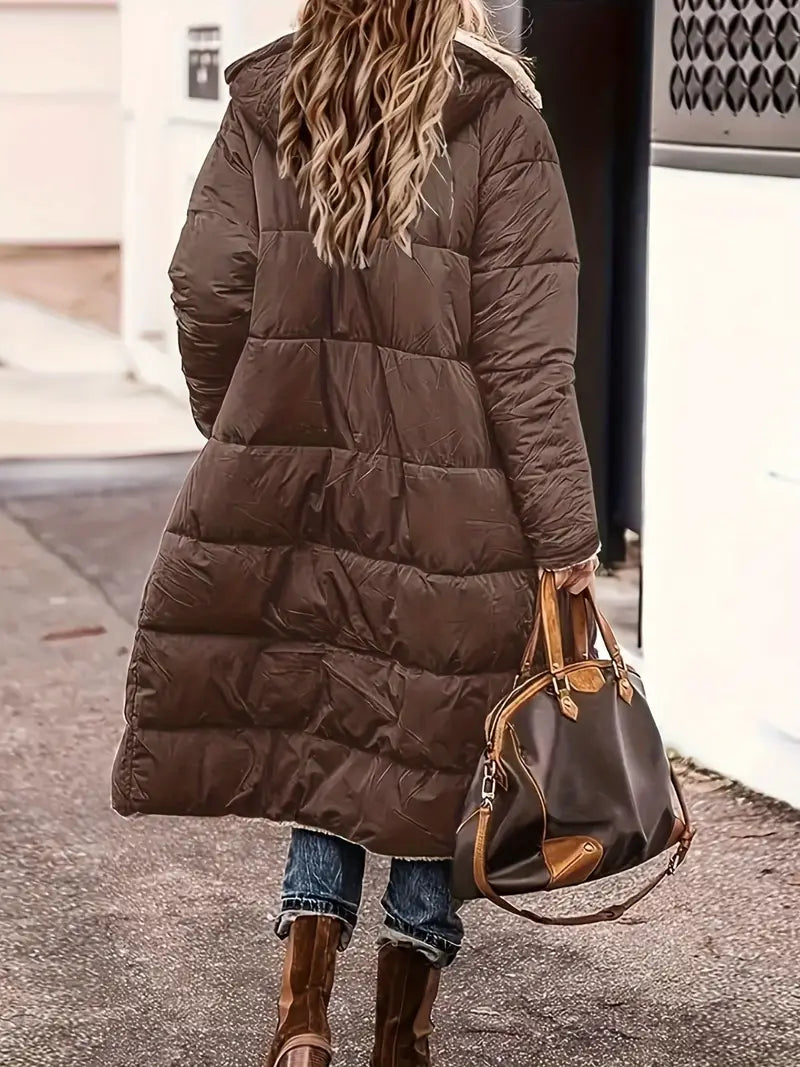 Gertrude – Cazadora acolchada polar reversible