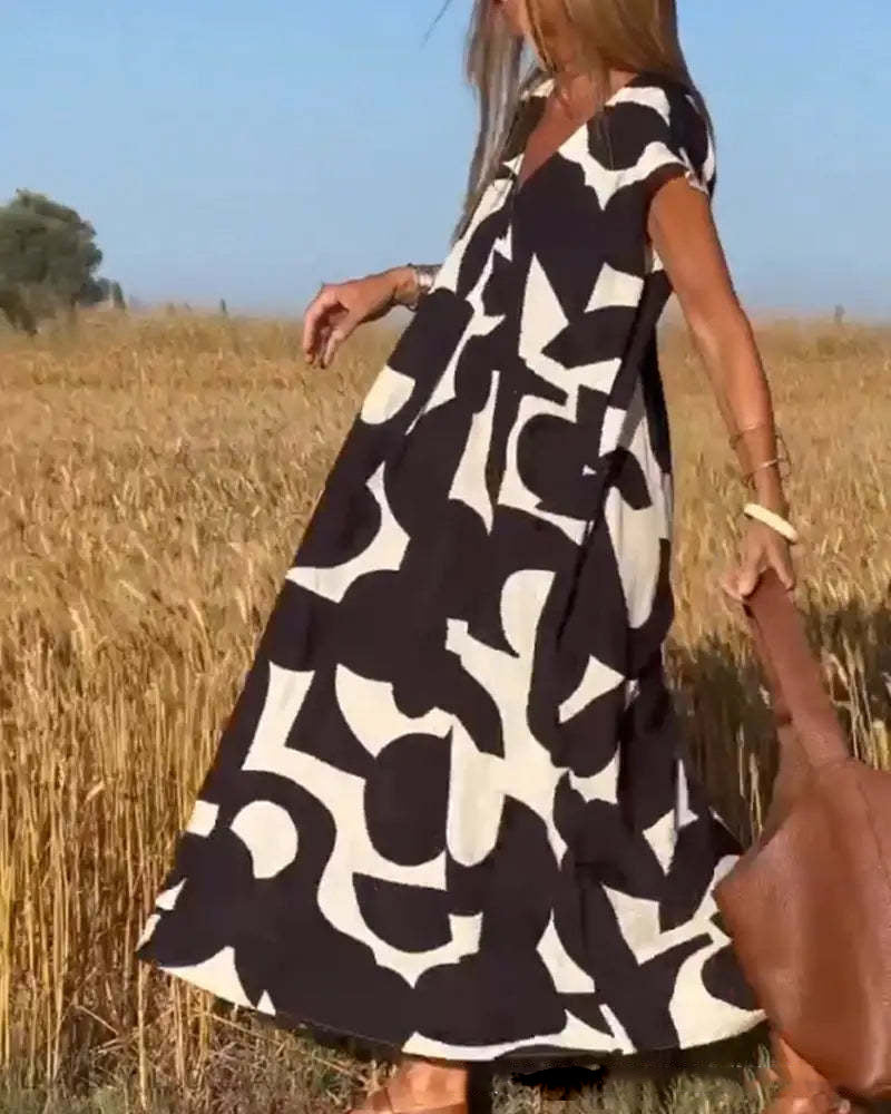 Babet - Vestido cruzado con cuello en V
