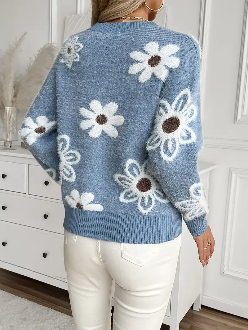 Betsy – Jersey punto flores