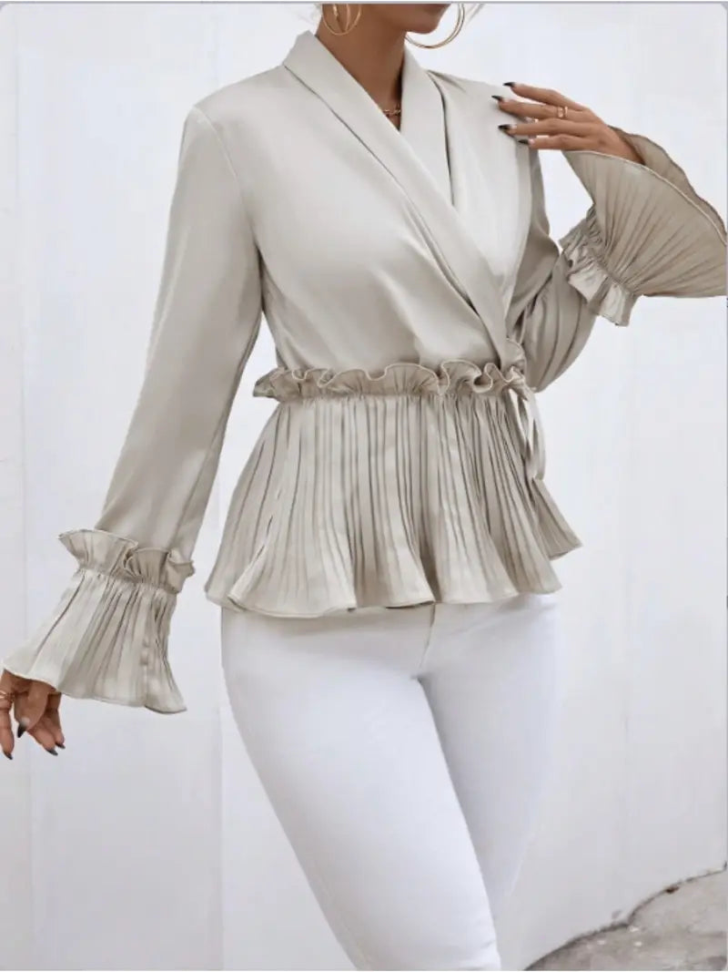 Clea – Blusa satinada elegante