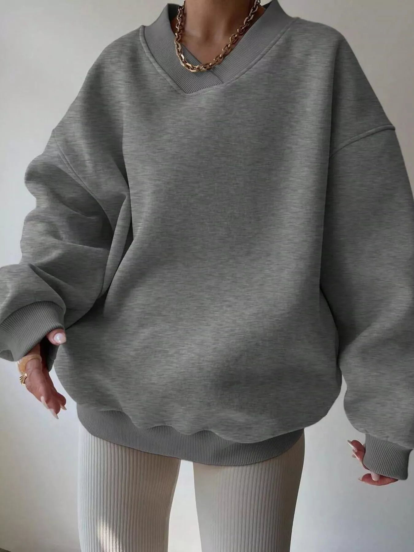Pauleen - Jersey oversize de manga larga