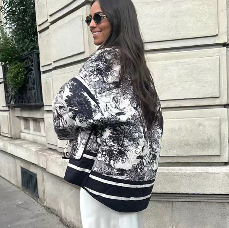 Bambi - Chaqueta acolchada estampada