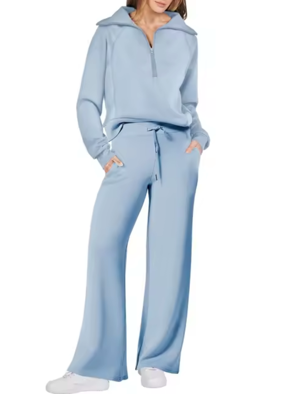 Rona – Conjunto sudadera cuello y pantalón