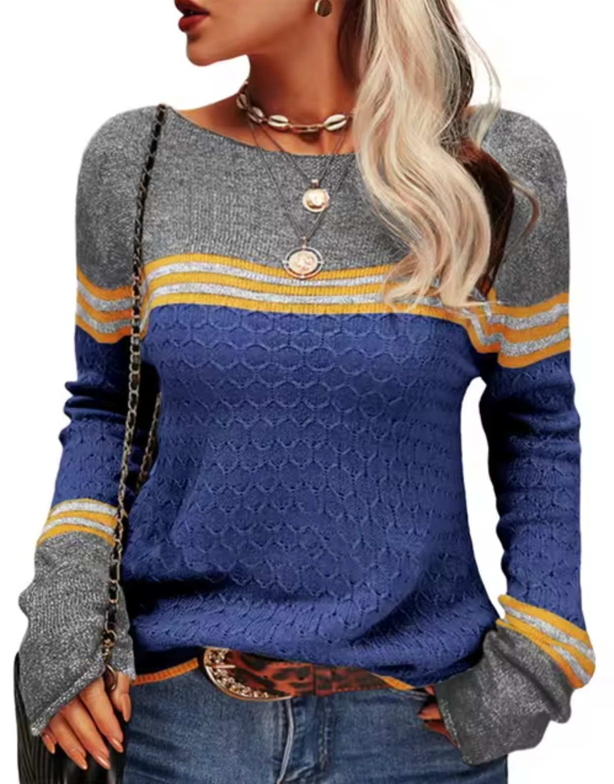 Rosie – Jersey de punto slim fit