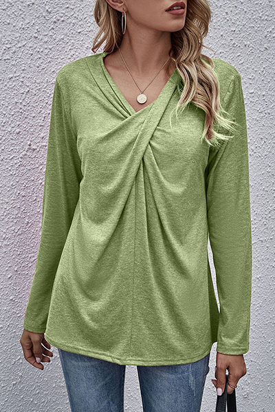 Aster - Elegante blusa de manga larga con estilo