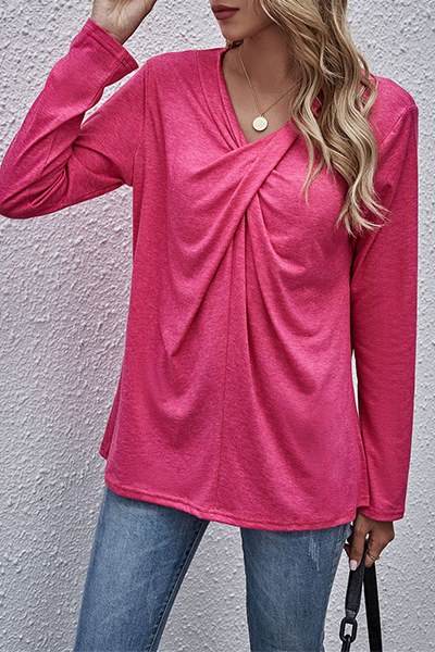 Aster - Elegante blusa de manga larga con estilo