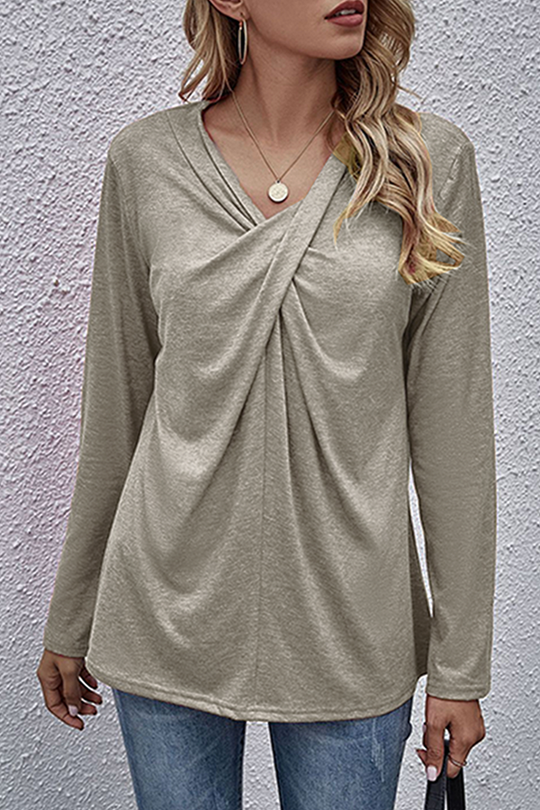 Aster - Elegante blusa de manga larga con estilo
