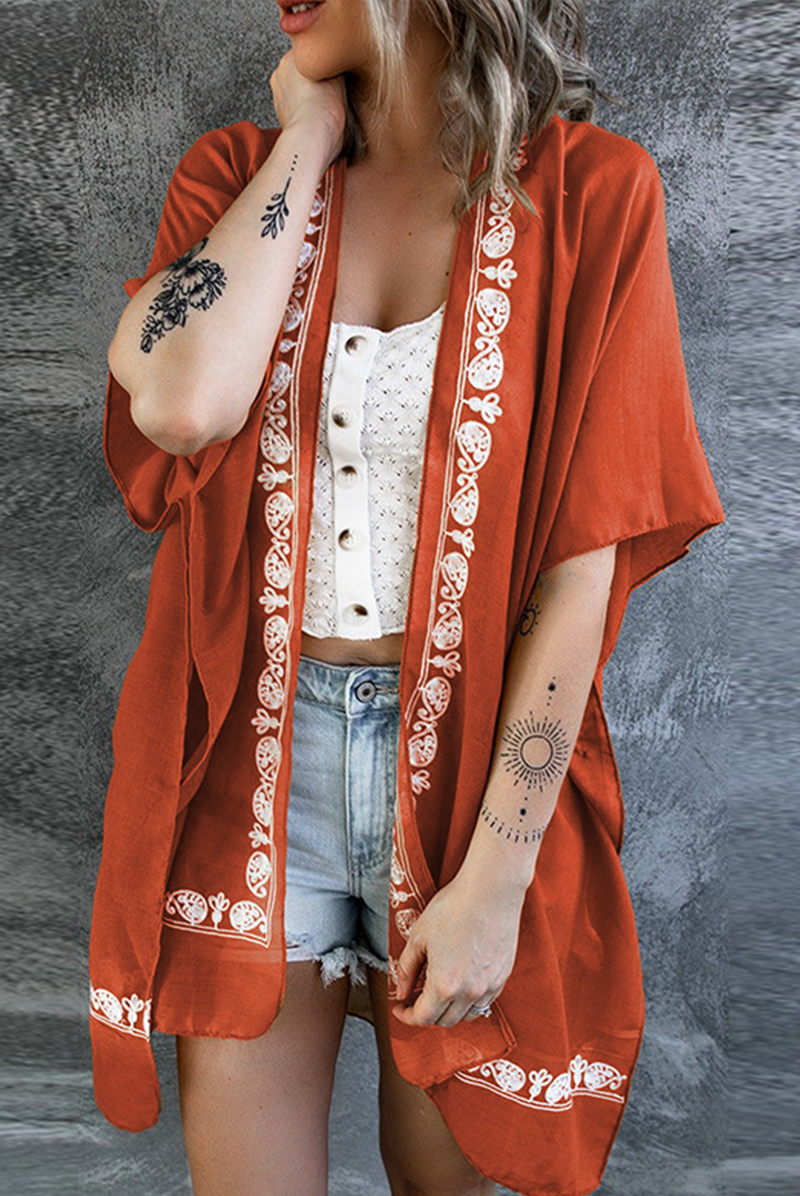 Melany - Chaqueta informal de manga corta y encaje