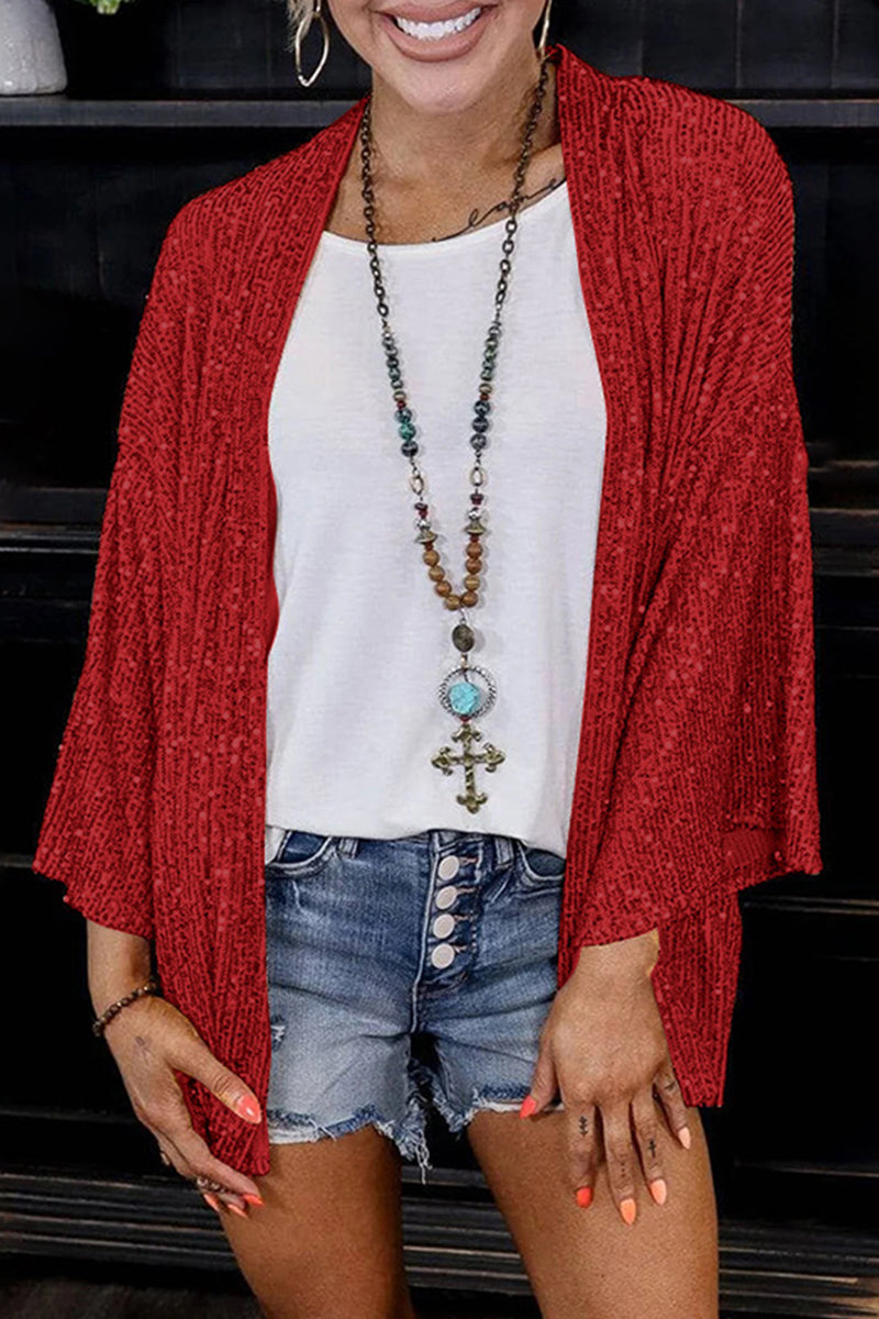 Sabina - Chaqueta de lentejuelas relajada y elegante