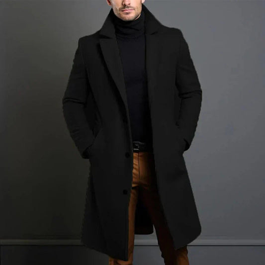 Arjun - Trenchcoat largo y elegante para hombre