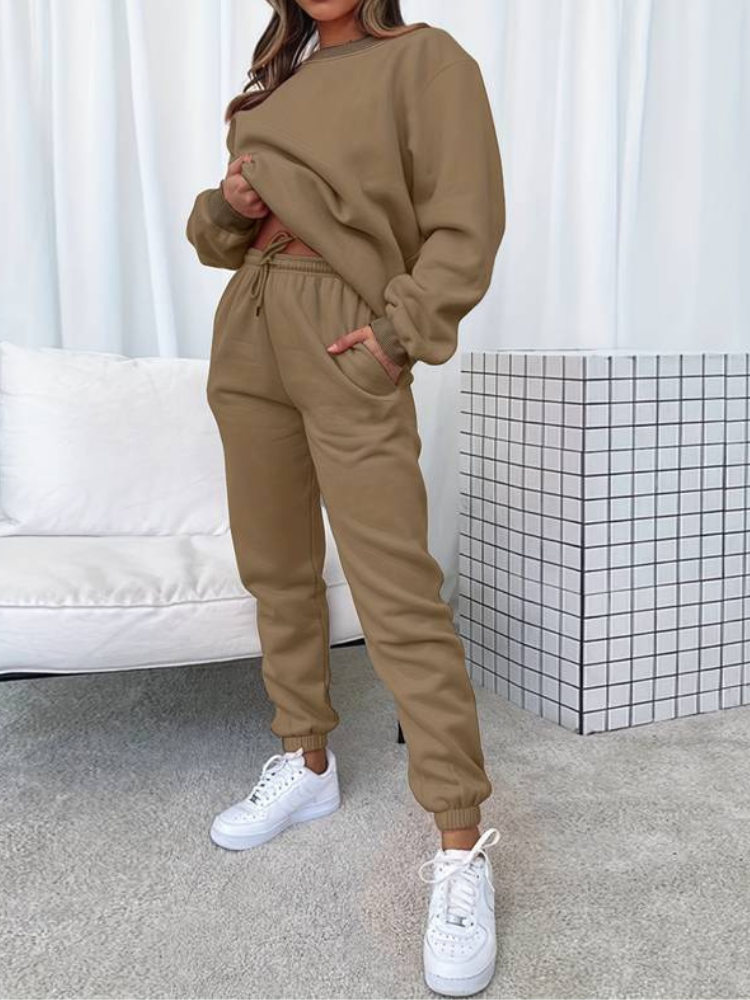 Analyn - Casual elegante sudadera y pantalones jogger chándal
