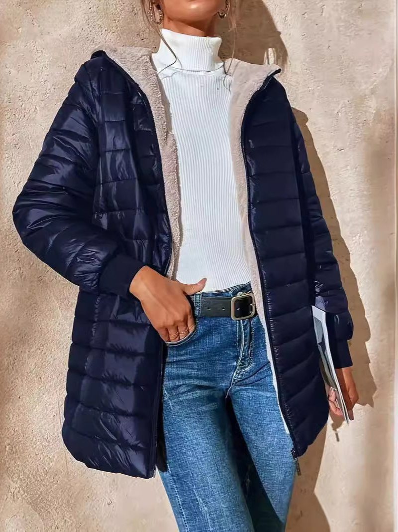 Jannah - Chaqueta acolchada cálida con forro polar