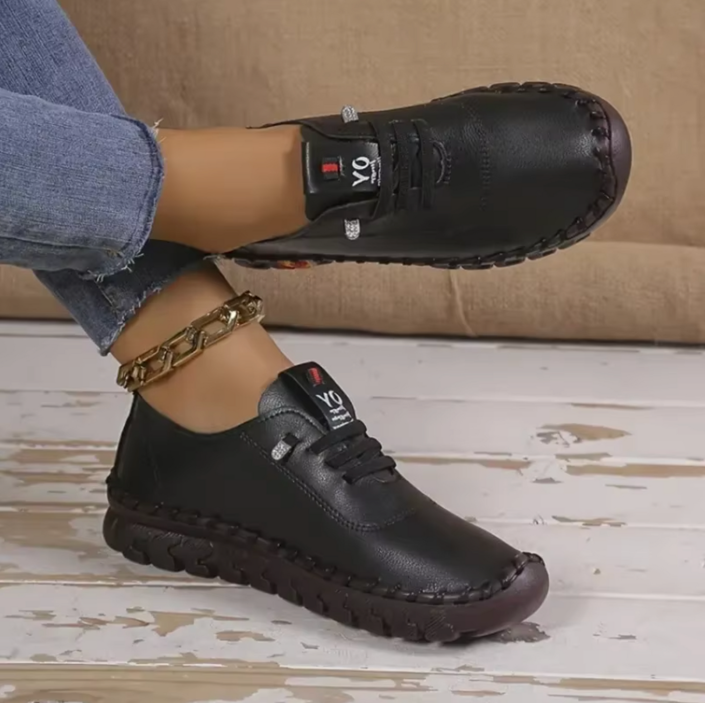 Caroline – Zapatillas con suela blanda