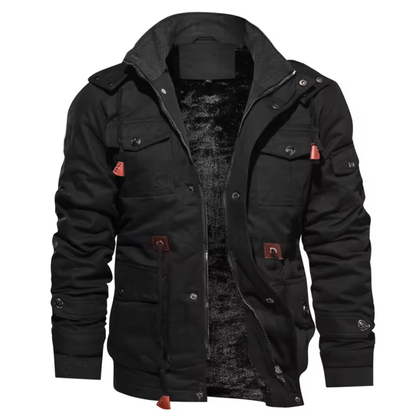 Elliot – Chaqueta de lona polar de algodón