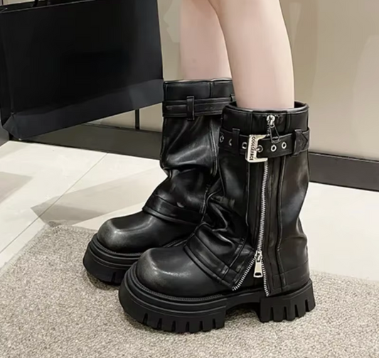 Cally – Botas de cuero con estilo
