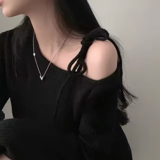 Shannon – Jersey de punto con cuello inglés