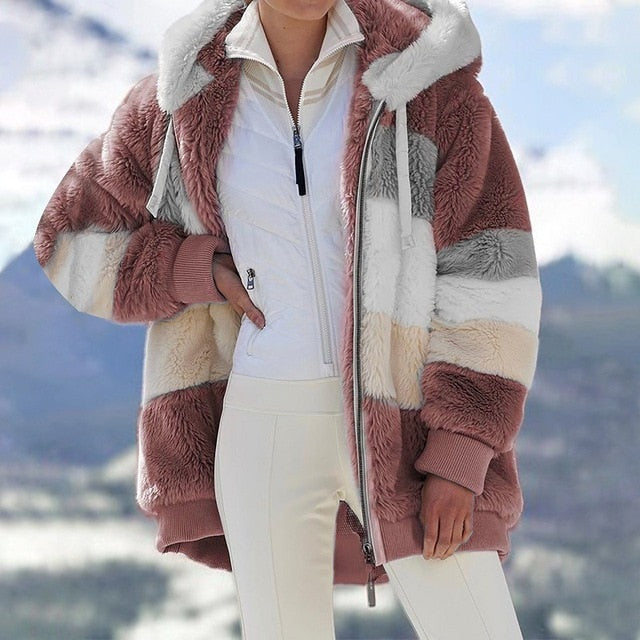Azalea - Chaqueta polar con capucha