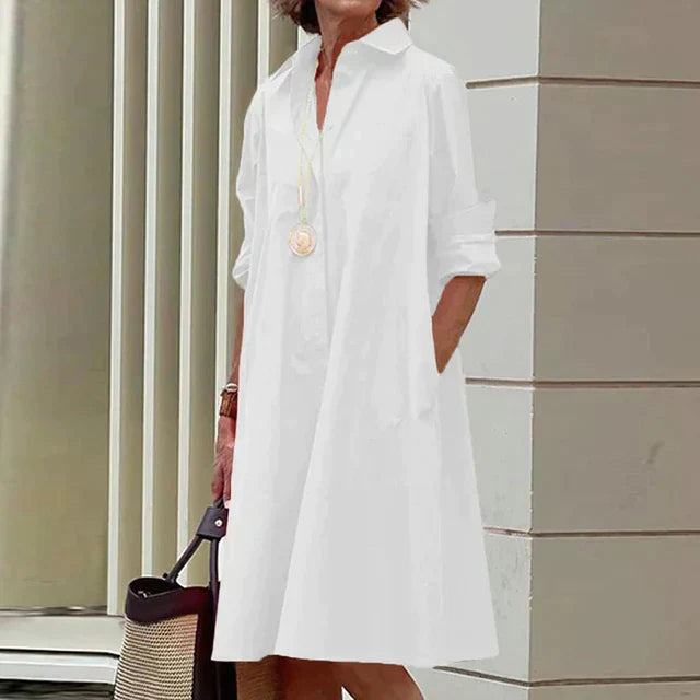 ALLISON - Vestido Vintage de Manga Larga