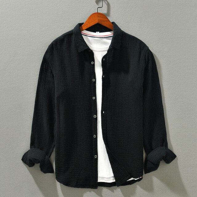 Jonas - Elegante camisa de botones de manga larga