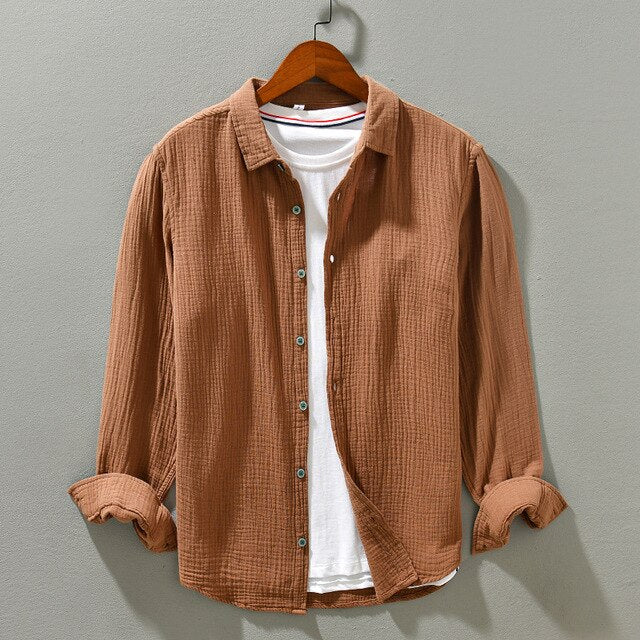 Jonas - Elegante camisa de botones de manga larga